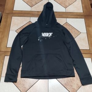 Nike Therma-Fit Hoodie Boys XL Youth Black Athletic